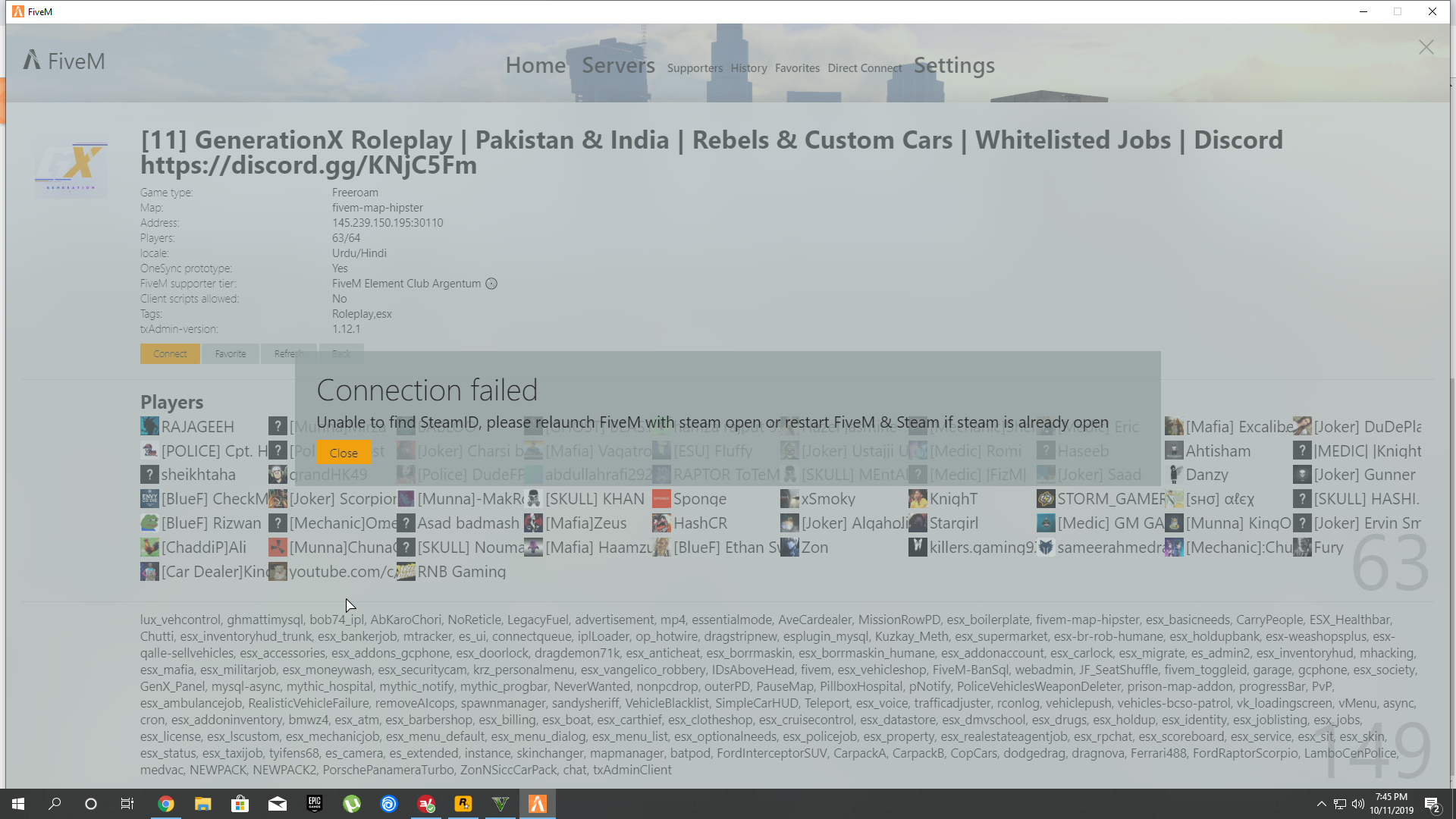 FiveM launcher not detecting gta v rockstar - FiveM Client Support