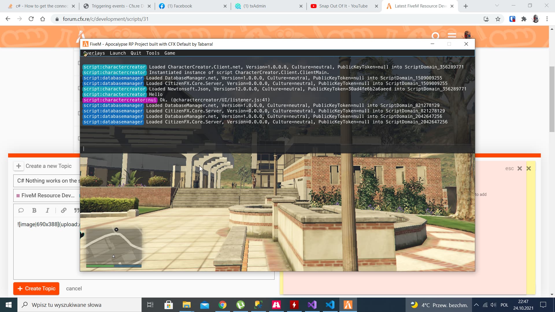 C# Nothing works on the server side script - Discussion - Cfx Forum