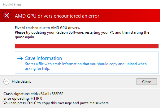 Fivem error