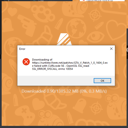 5m Error Code Problem downloading FiveM - FiveM Client Support - Cfx Forum