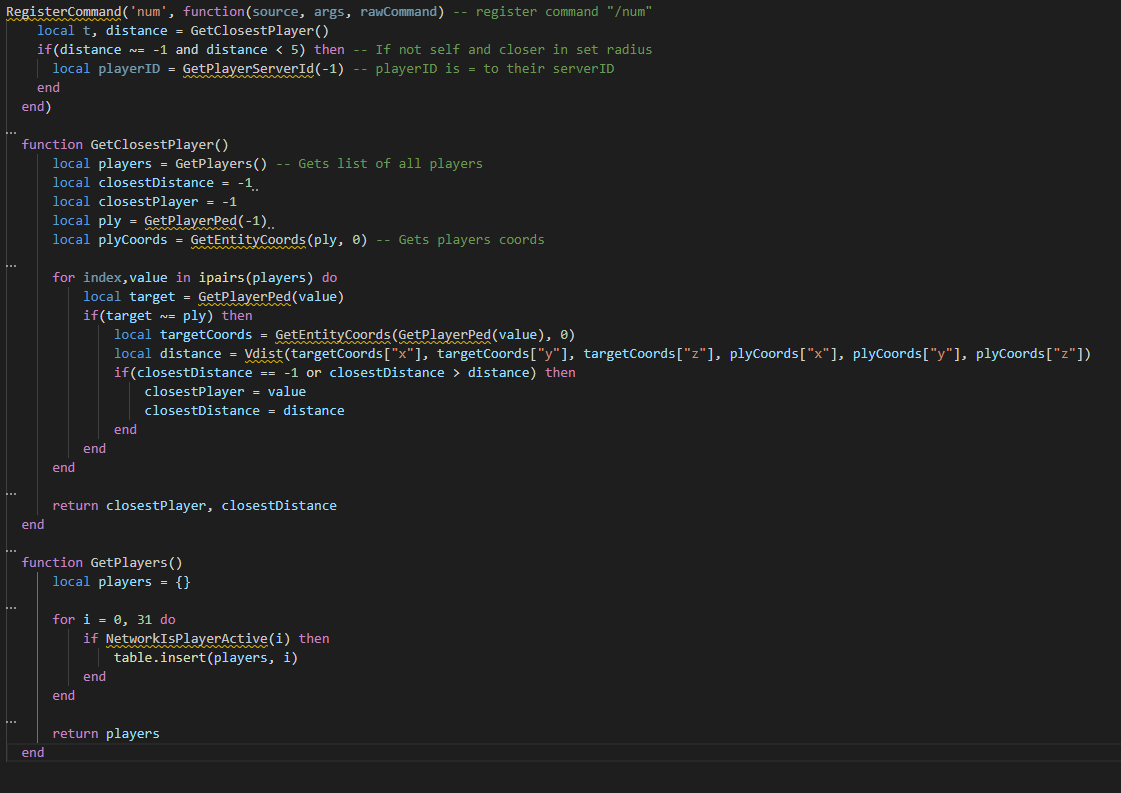 [LUA] Return a Player's In-Game ID Number - Resource Support - Cfx Forum