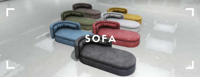 [ADDON - 5$] - Set cosy living room with color variation thumbnail 4