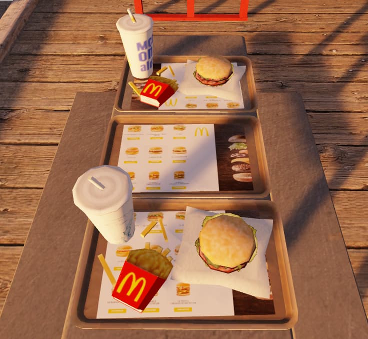 [OUTDATED-PAID] Mcdonald's Pack : Big Mac, Big Tasty, Triple Cheese, Filet-O-Fish with Accessories thumbnail 3