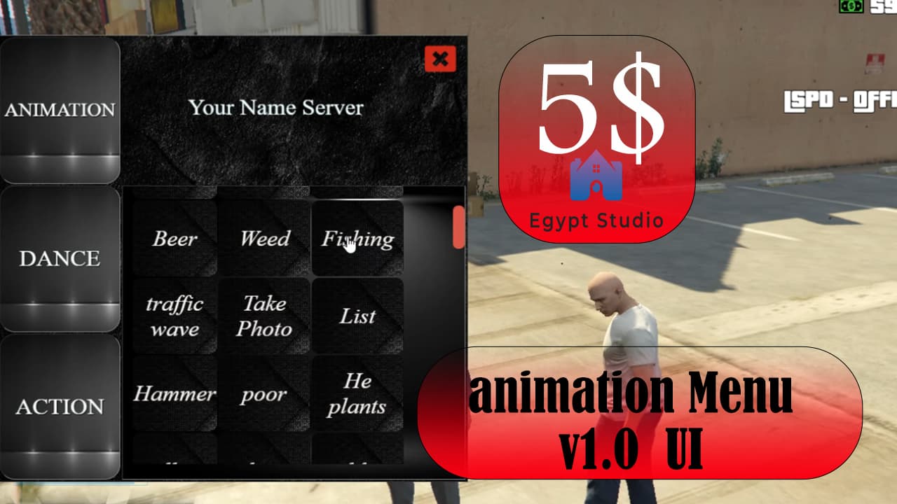 [realease] [paid] animation Menu UI v1 - Releases - Cfx.re Community