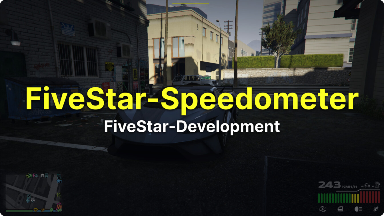 FiveStar-Speedometer [STANDALONE] - FiveM Releases - Cfx.re Community