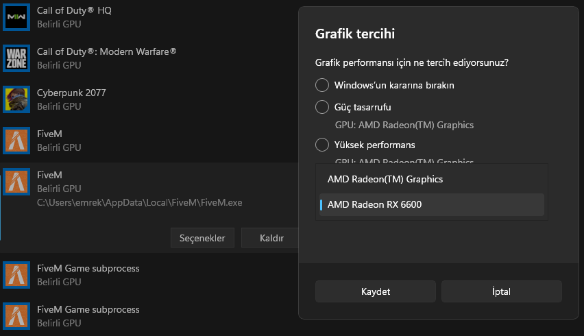 Cant launch fivem with dedicated gpu - FiveM Client Support - Cfx Forum