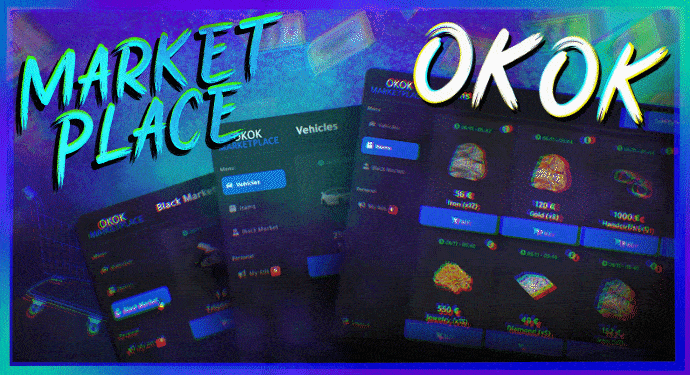 🆗 okokMarketplace [QBCORE][ESX][PAID] Thumbnail