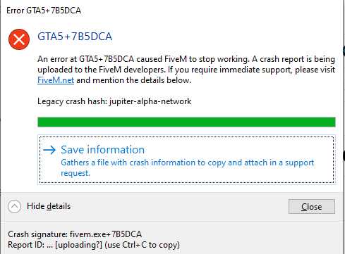 Game Keeps Crashing When Entering Helicopters - FiveM Client Support ...