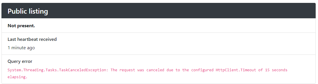 Server disappears from the server list from time to time - Element Club ...