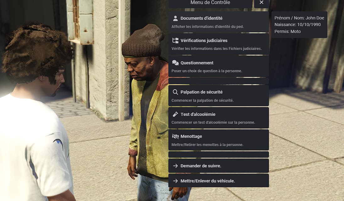 [PAID] [ESX] Police Interaction On Ped thumbnail 2