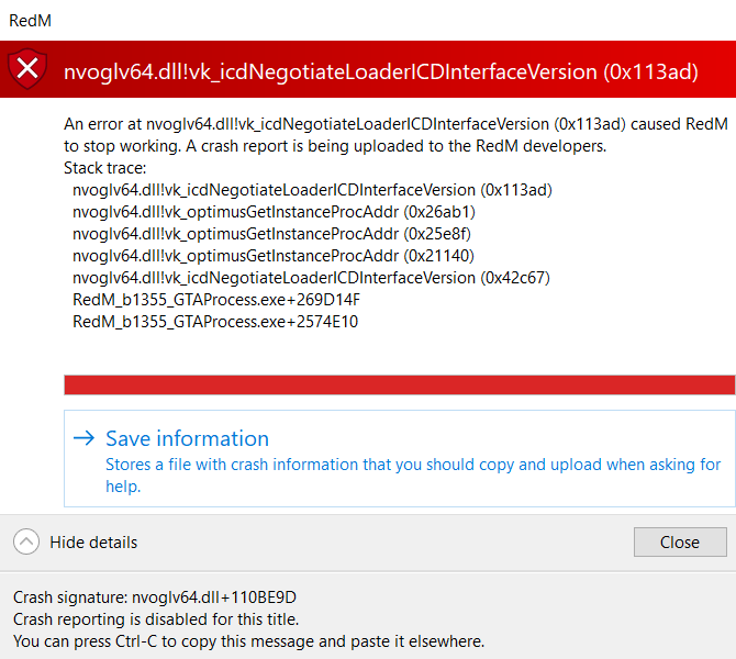 Can't fix this when cache updates and joining a server - RedM Client ...
