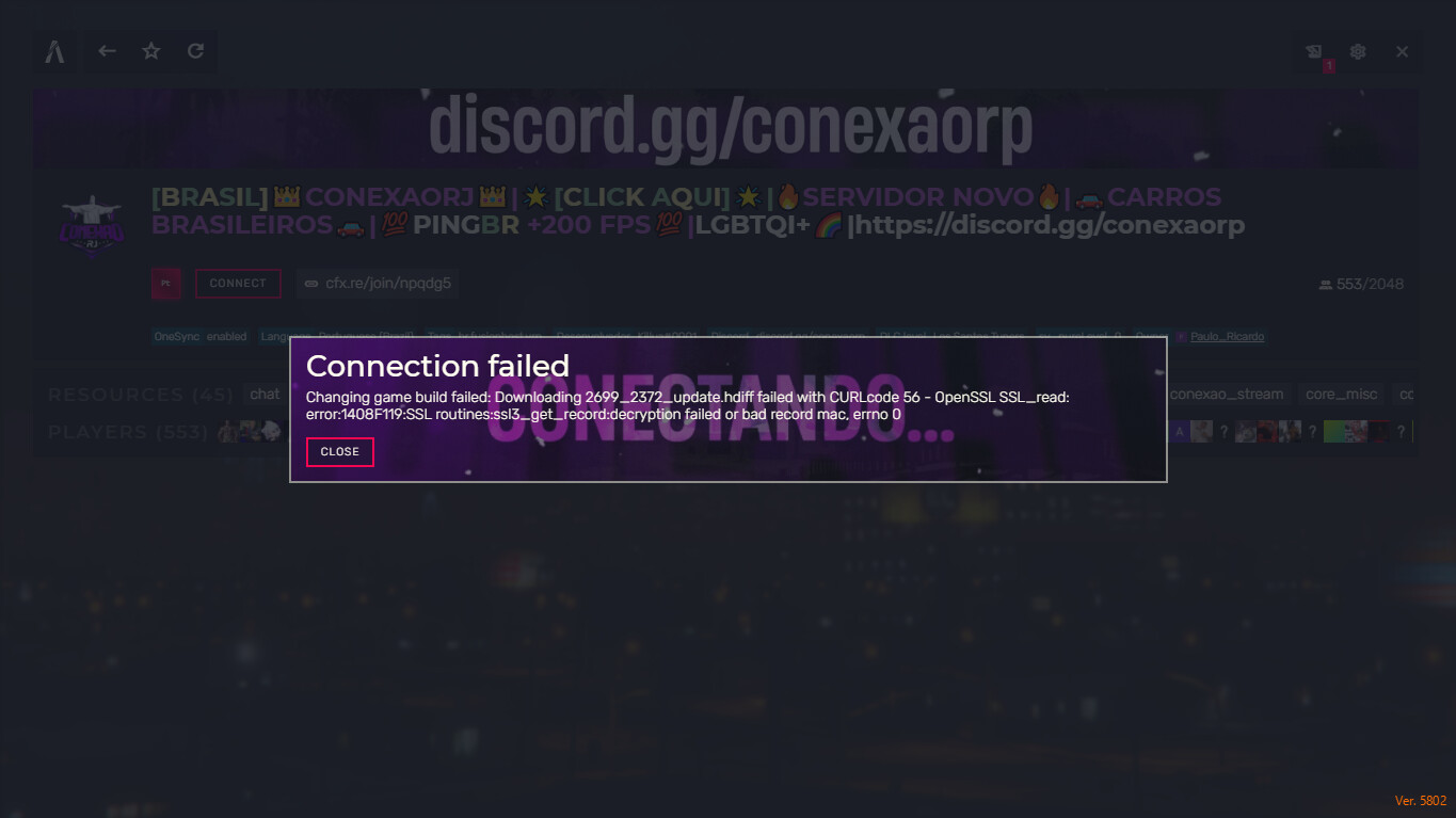 Changing game build failed FiveM Client Support Cfx.re Community