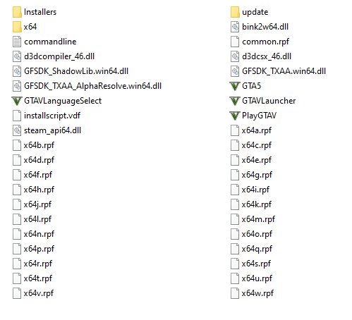 gtaVFolder