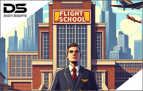 [PAID] [QB-CORE] :airplane_arriving: Pilot School Thumbnail