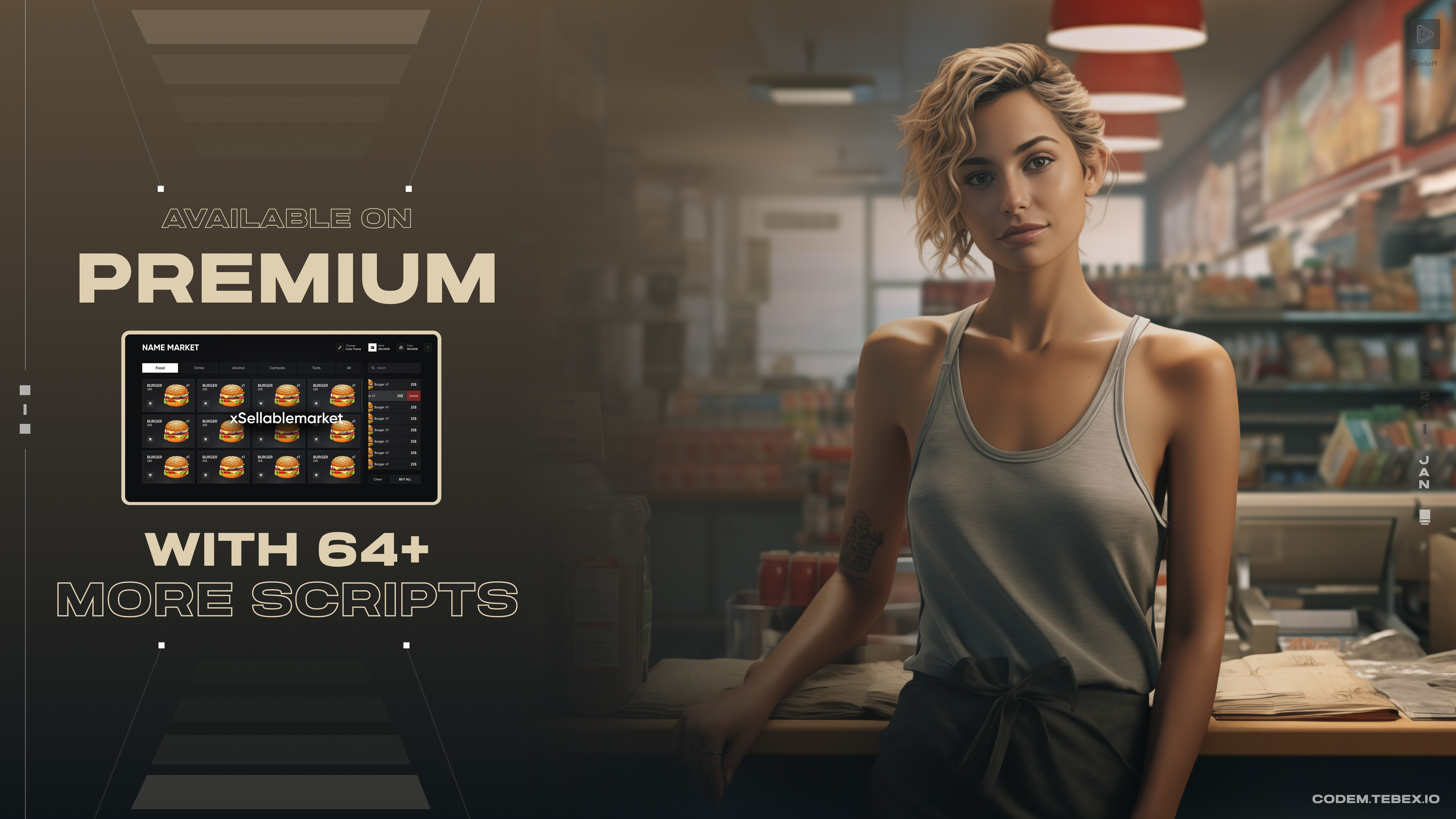 CodeM xSellablemarket ESX QB thumbnail 7