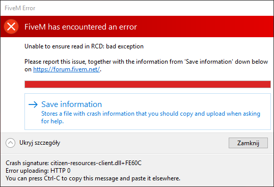 When I join the server I get a crash game please help me - FiveM Client ...
