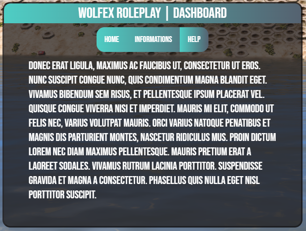 Wolfex | Dashboard | ESX | Modern Design thumbnail 3