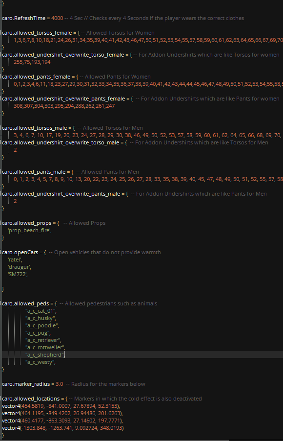 [ESX] Snowy Screen based on clothes thumbnail 4