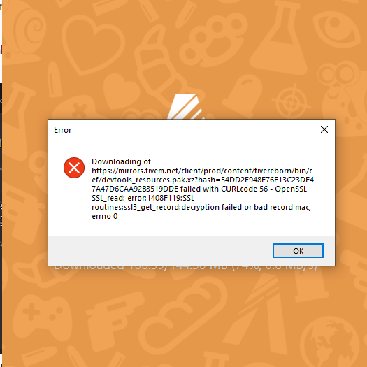 Curld Code 56 | Errno 0 | - FiveM Client Support - Cfx.re Community