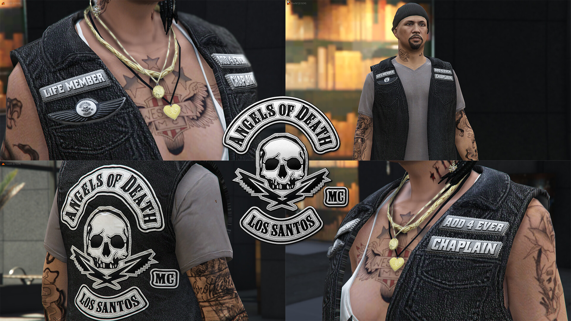 [PAID][CLOTHING] Angels of Death MC Clothing Pack - Releases - Cfx.re ...