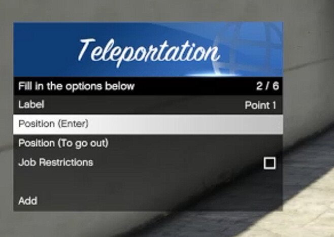 [PAID] [ESX] Teleport system Thumbnail