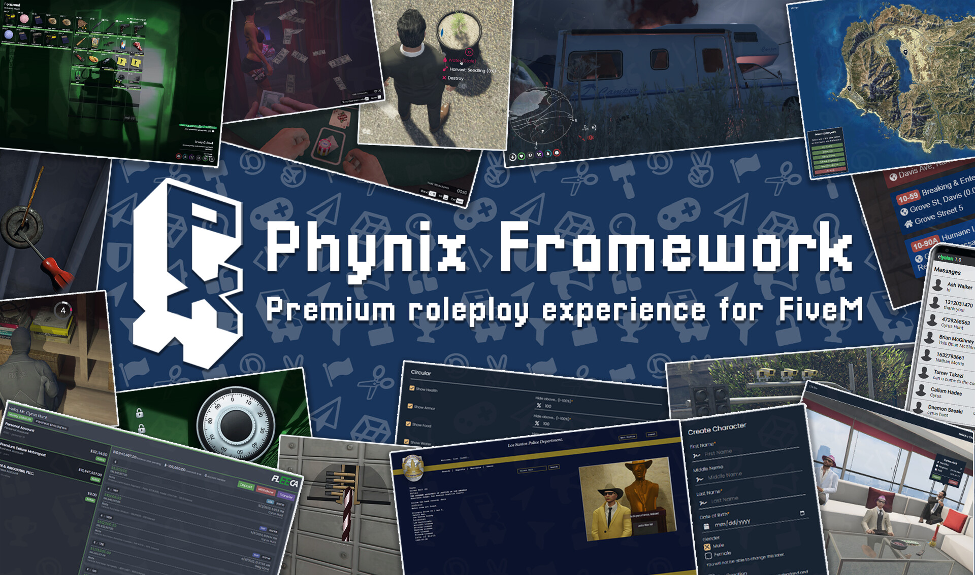 🔥 Phynix Project (Showcase Server) | Premium roleplay framework 