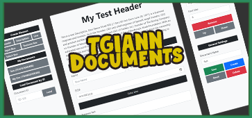 TGIANN Documents - Create document in-game Thumbnail