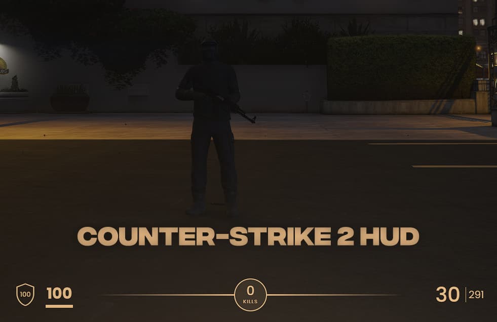 [PAID] [ESX/QBCORE] Counter-Strike 2 HUD | (PVP HUD) Thumbnail