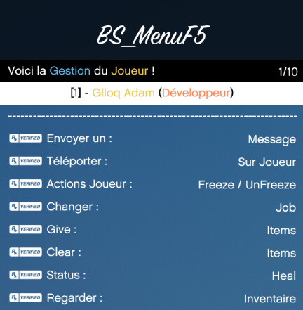  [PAID] BS_MenuF5 (Personal Menu | Administration Menu | Inventory UI) thumbnail 28