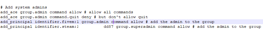 How to add yourself as admin in your server - Discussion - Cfx Forum