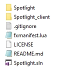 spotlight folder contents