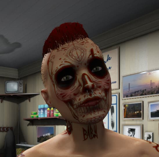 [RELEASE][PAID]4 tattoo face+neck[OPTIMISATION]  thumbnail 4
