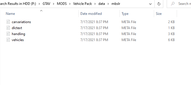 data folder(b)