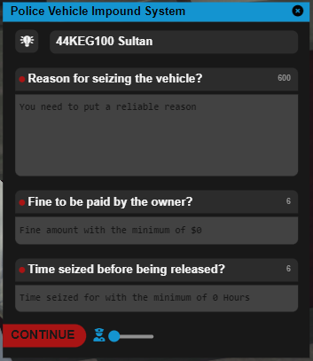 Police Impound System