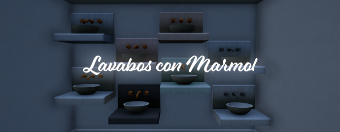 lavabos con marmol