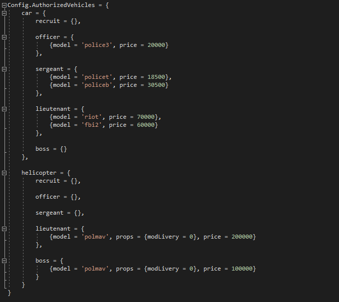3 ESX Police job scripts (esx_highway, esx_sheriff, esx_statetrooper ...