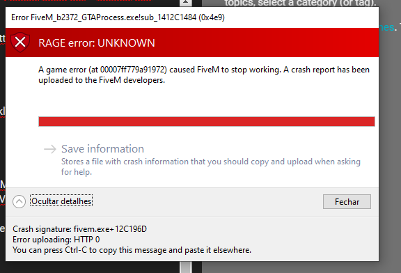 Error Launching - FiveM Client Support - Cfx Forum