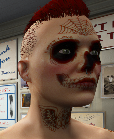 [RELEASE][PAID]4 tattoo face+neck[OPTIMISATION]  thumbnail 7