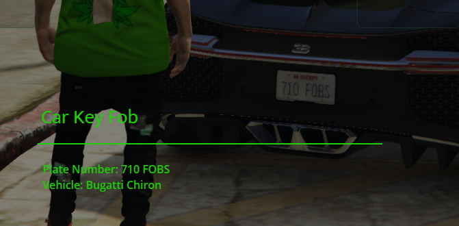 [Paid][Release][QBCore] Car Fobs and plate changing! thumbnail 2