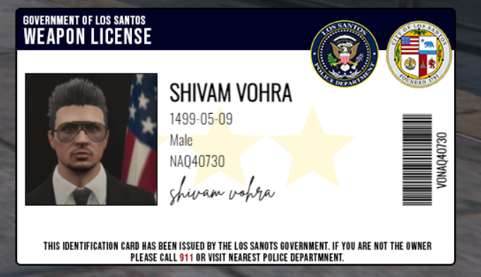 [QBCore] [PAID] VIRUS CUSTOM ID CARD SCRIPT V2 thumbnail 5