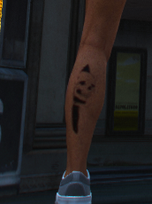 [RELEASE][PAID]Retexture 8 left leg tattoo[OPTIMISATION] thumbnail 3