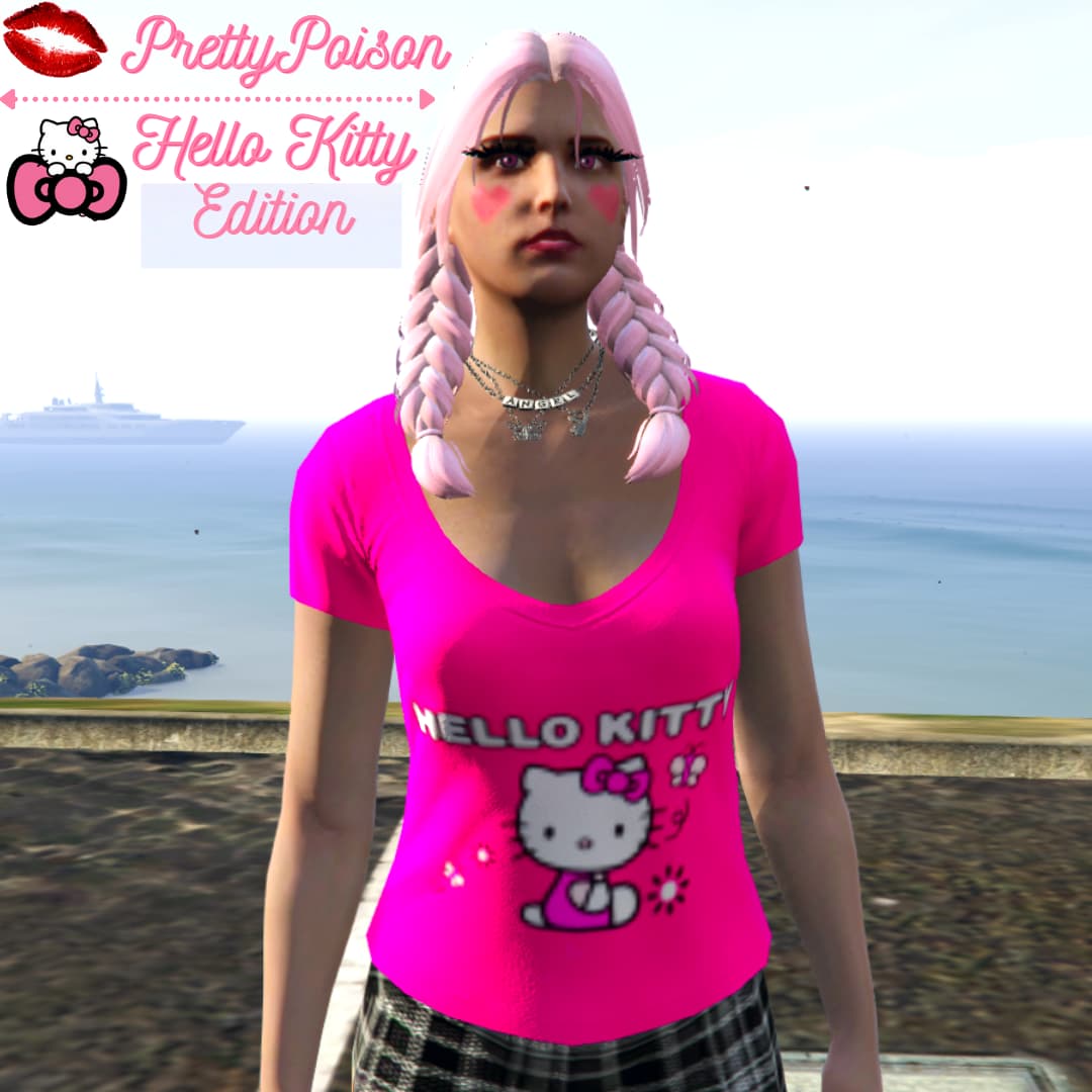 [FREE] Hello Kitty Tshirts For MP Female - Releases - Cfx.re Community