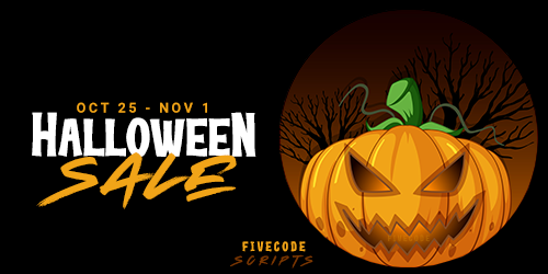 fivecode - Halloween sale normal