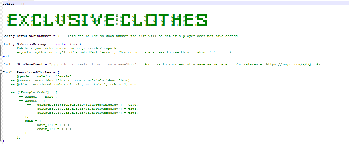 [PAID] [ESX] Clothing Restriction Thumbnail
