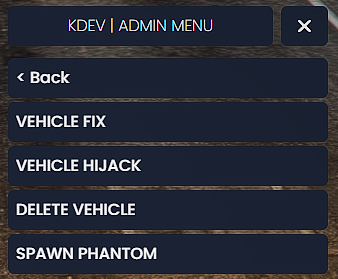 [PAID] KD Admin Menu | ESX thumbnail 7