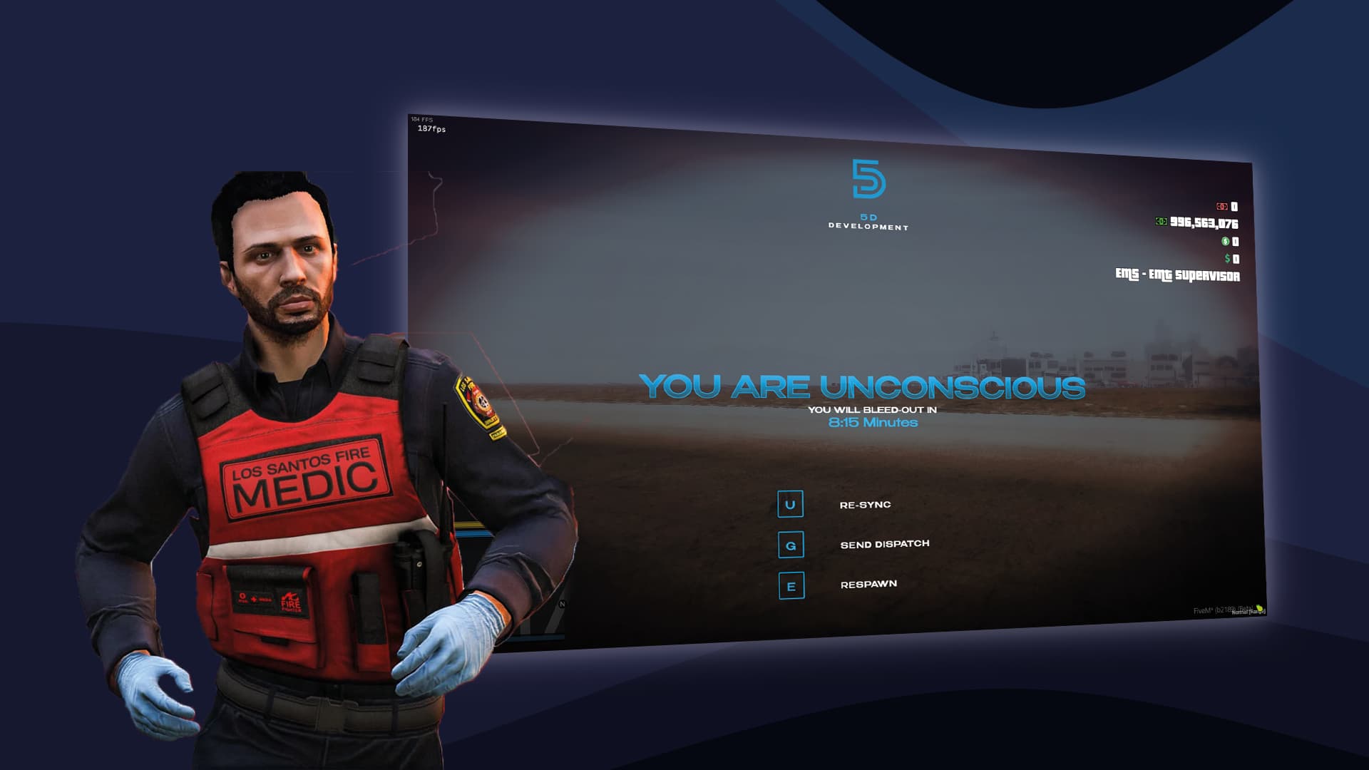 [ESX] [FIVEM] [5d] DEATHSCREEN SCRIPT Thumbnail