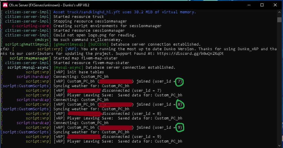 Fivem Vrp Database Problem - Resource Support - Cfx.re Community
