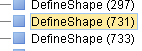 defineshape