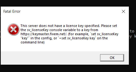 Key error - Discussion - Cfx Forum