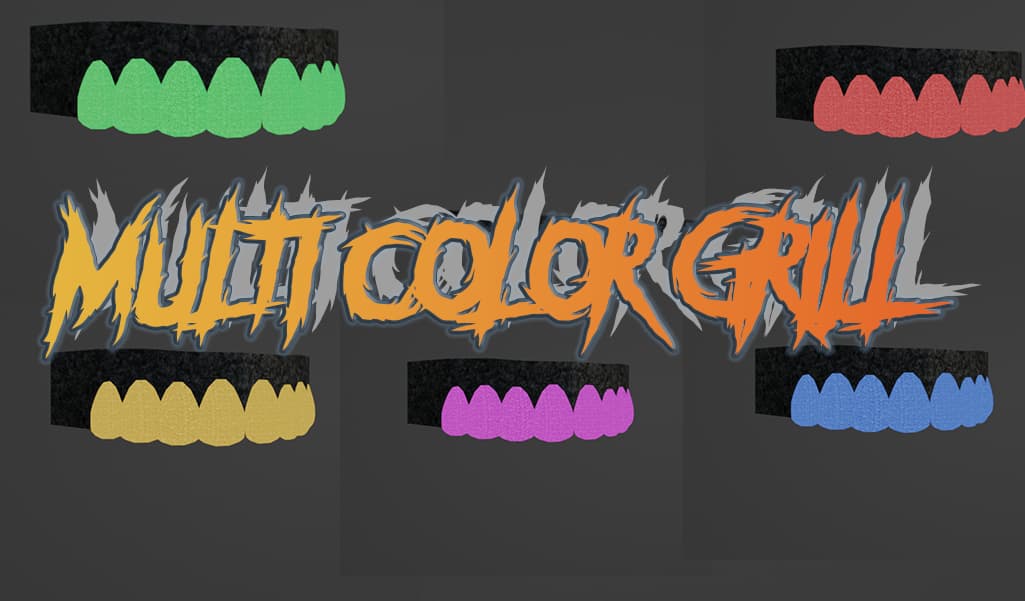Multi Color Grill 12 HOURS APART Thumbnail